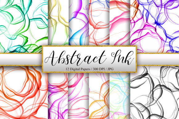 Abstract Watercolor Ink Background and Backgrounds