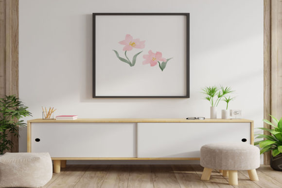 Watercolor Floral: A Delicate Embroidery Design
