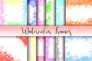 Watercolor Frames Background for Branding