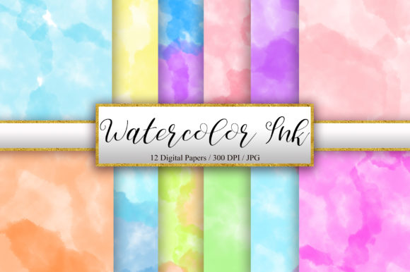 Watercolor Ink Background and Backgrounds