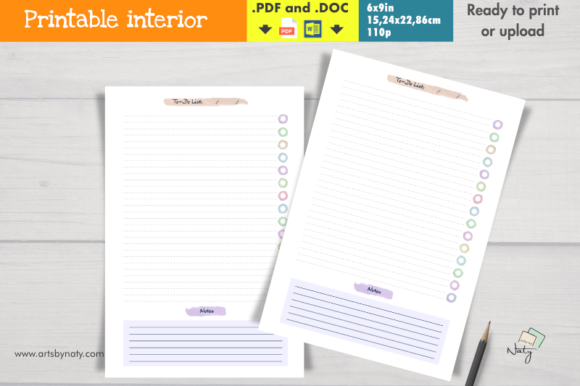 Watercolor Printable to-Do List